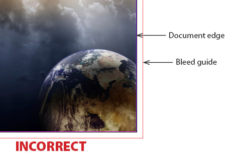 Bleed incorrect